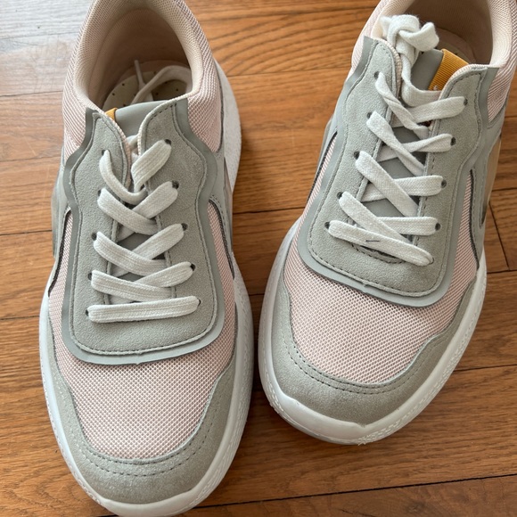 Zara Platform Sneakers Pink & Gray size 8 - Picture 6 of 6